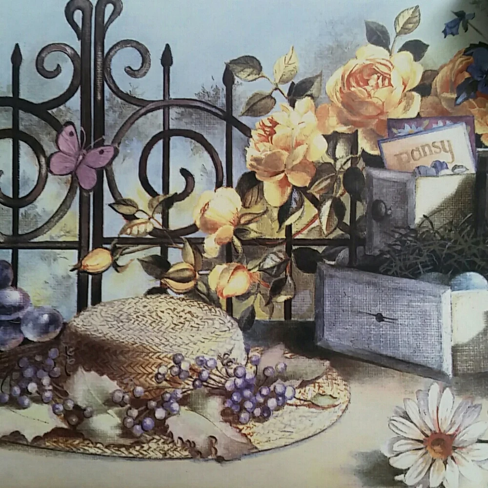 Wallpaper Border - Garden Songbirds